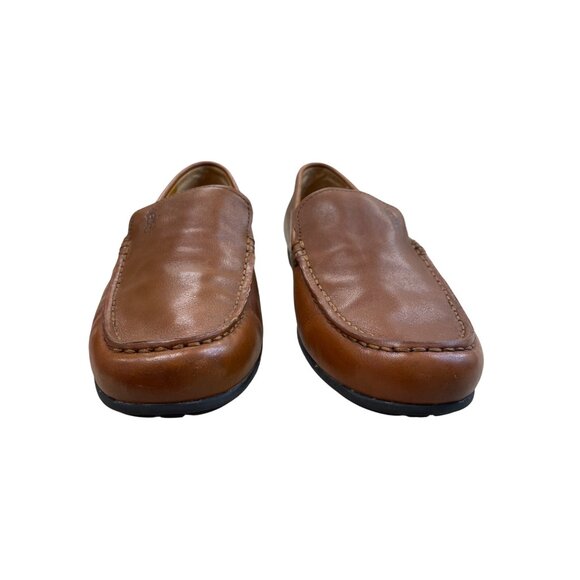 Polo Ralph Lauren Allon Mens Brown Leather Slip-On Loafers Size 7.5D SKU 8338 - Picture 5 of 14